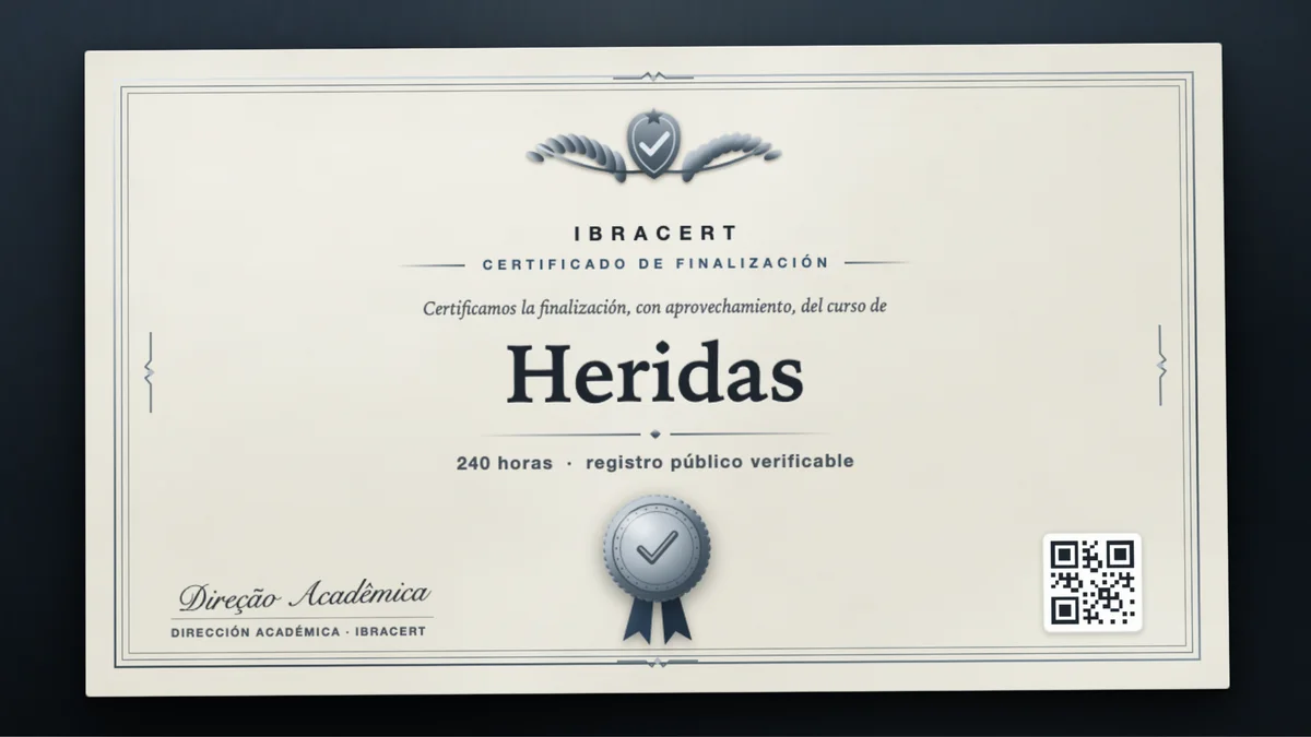 Portada del curso Heridas