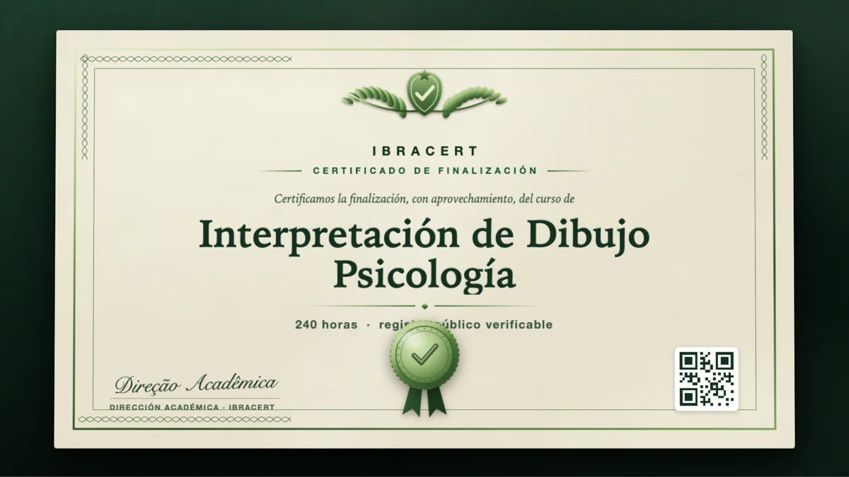 Portada del curso Interpretación de Dibujo Psicología
