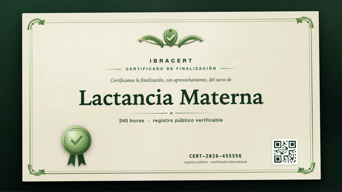 Portada del curso Lactancia Materna