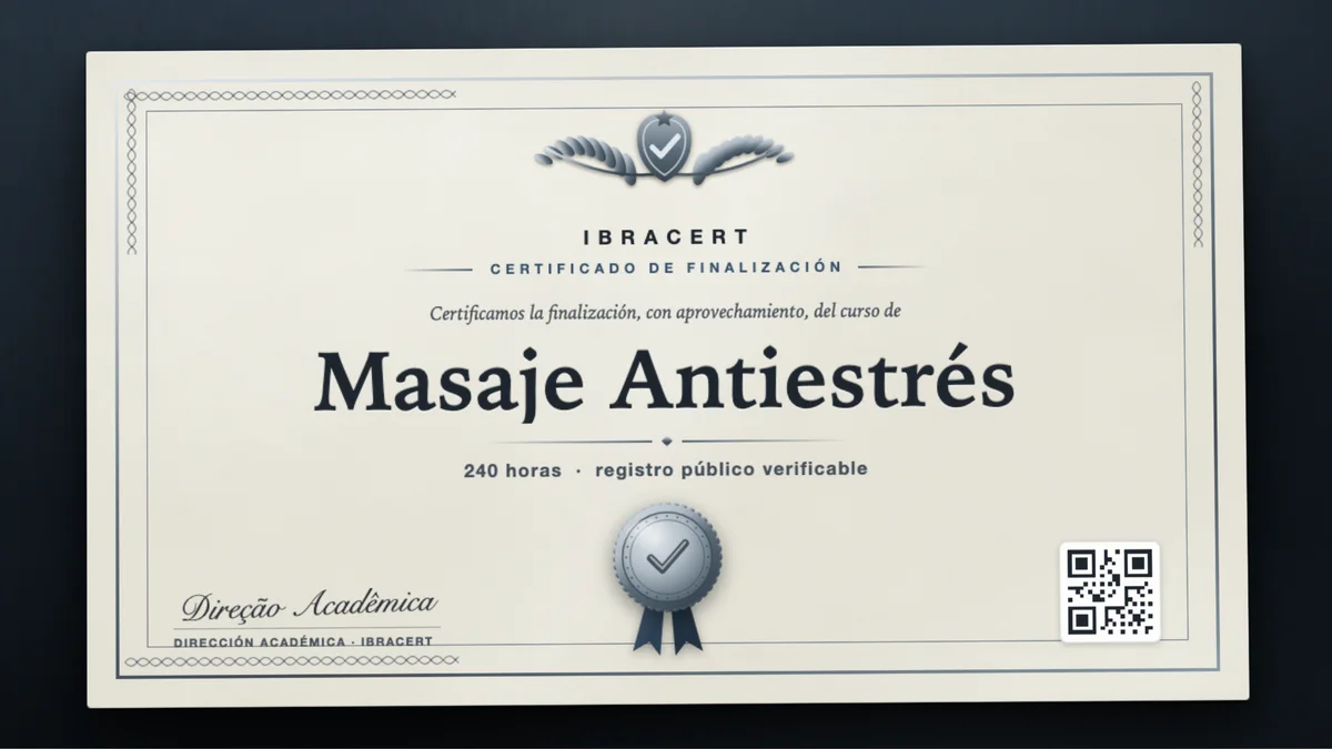 Portada del curso Masaje Antiestrés