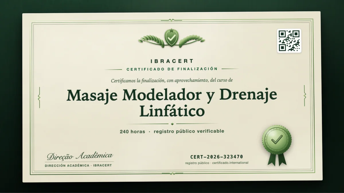Portada del curso Masaje Modelador y Drenaje Linfático