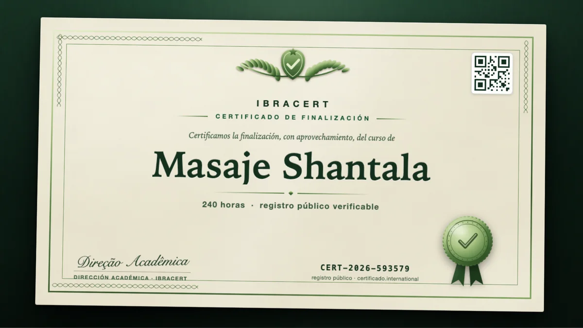 Portada del curso Masaje Shantala