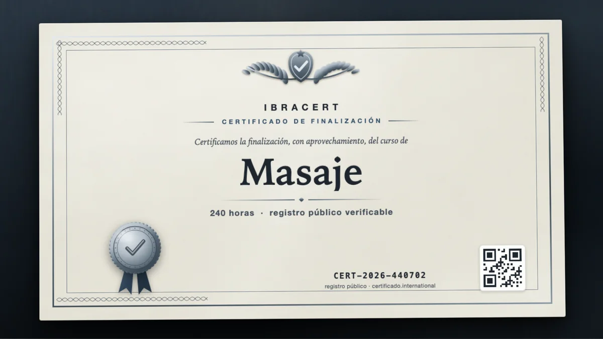 Portada del curso Masaje