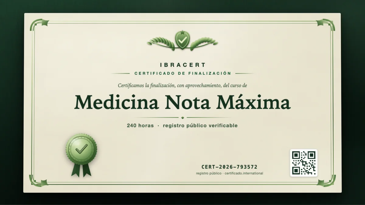 Portada del curso Medicina Nota Máxima