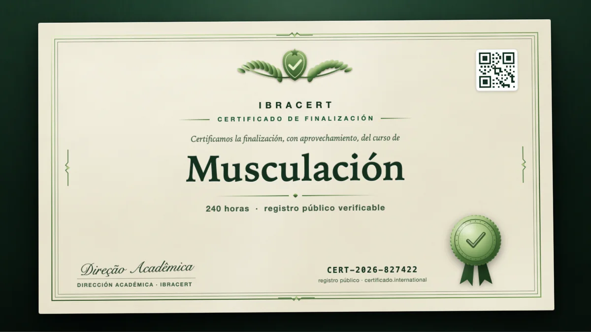 Portada del curso Musculación