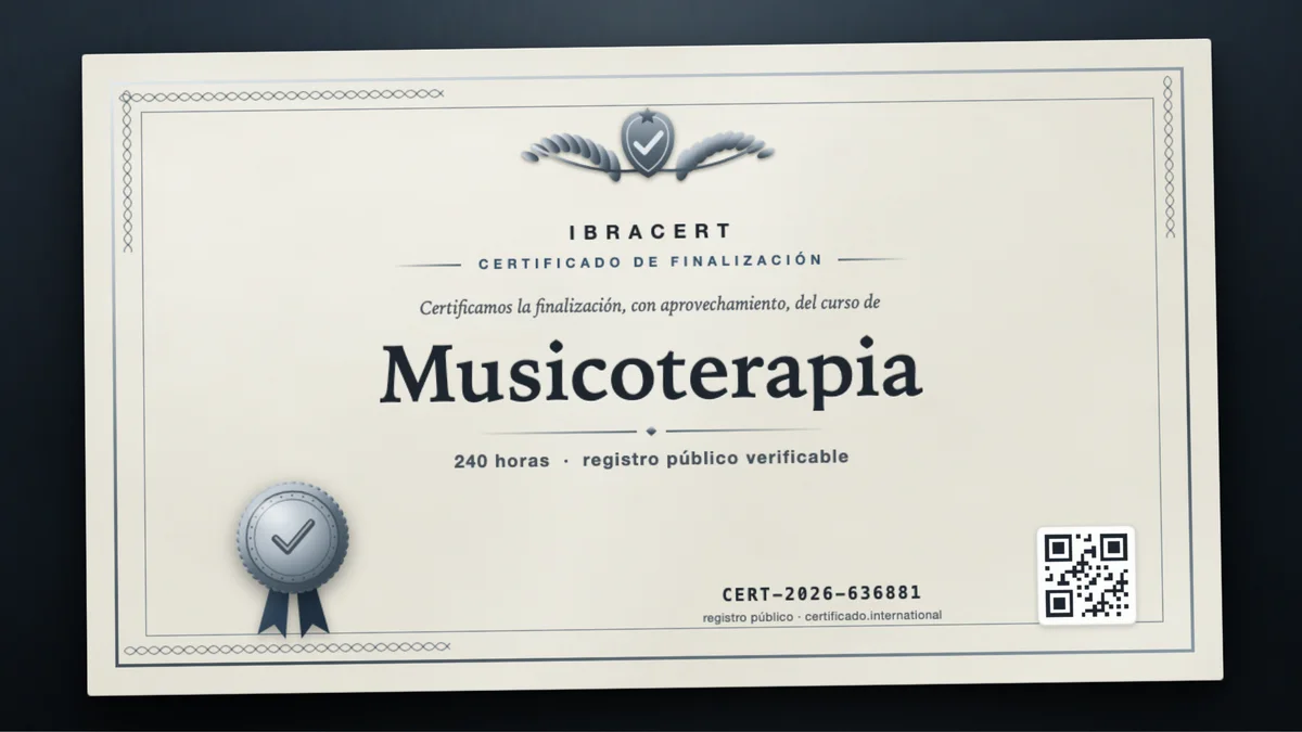 Portada del curso Musicoterapia