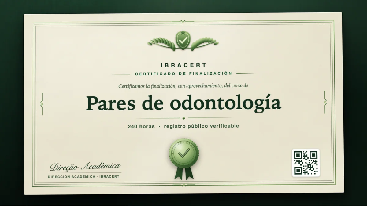 Portada del curso Pares de odontología
