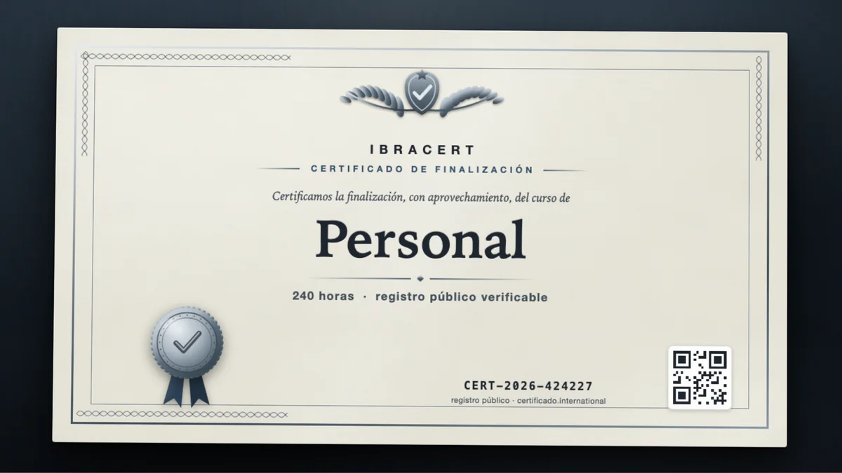 Portada del curso Personal