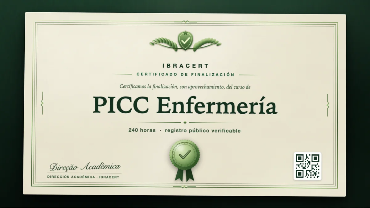 Portada del curso PICC Enfermería