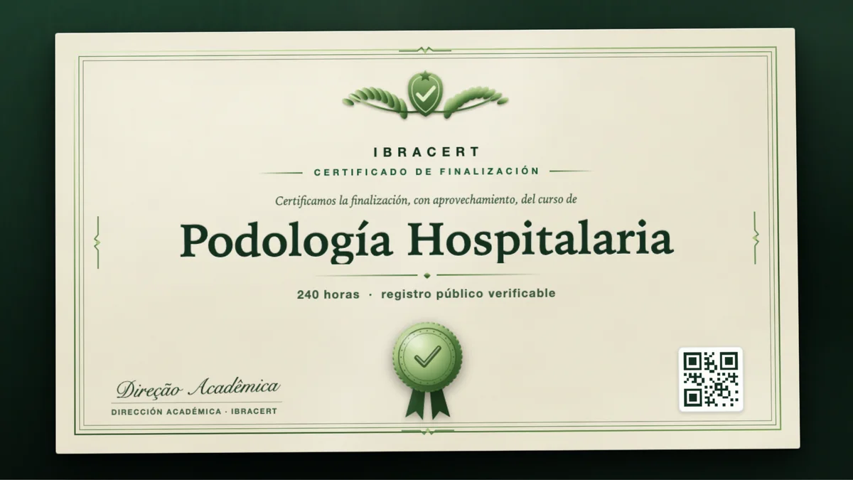 Portada del curso Podología Hospitalaria