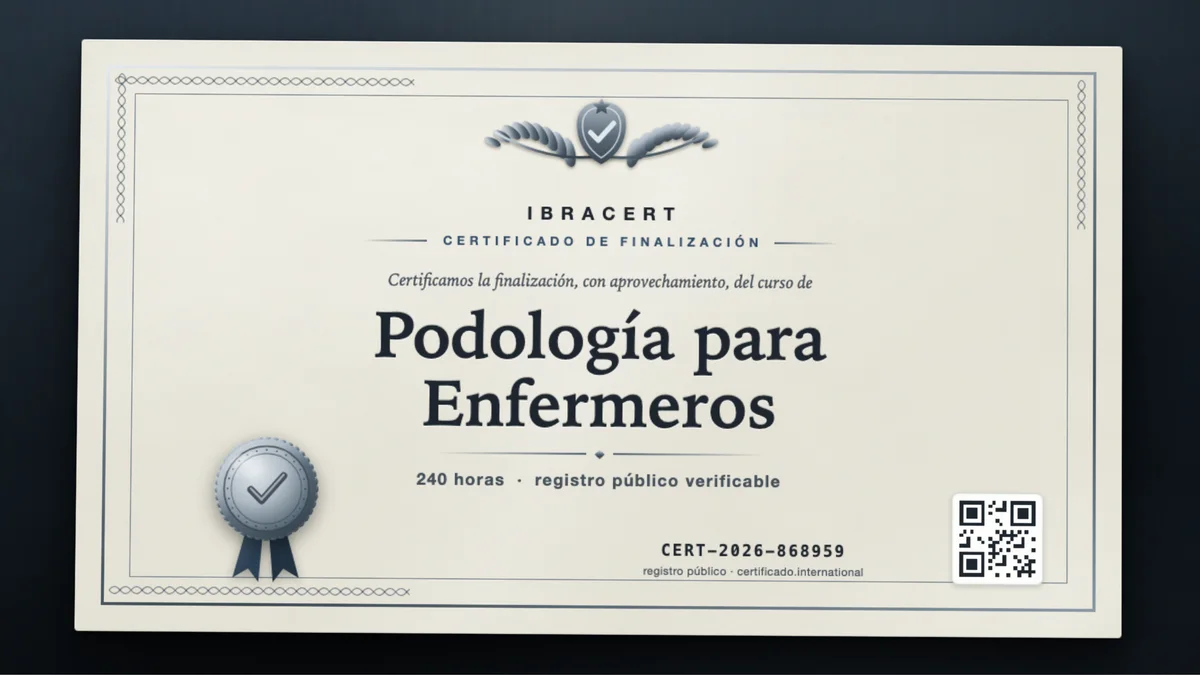 Portada del curso Podología para Enfermeros