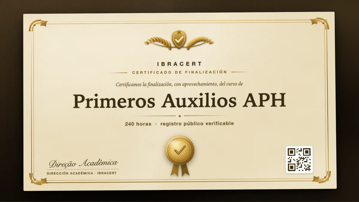 Portada del curso Primeros Auxilios APH