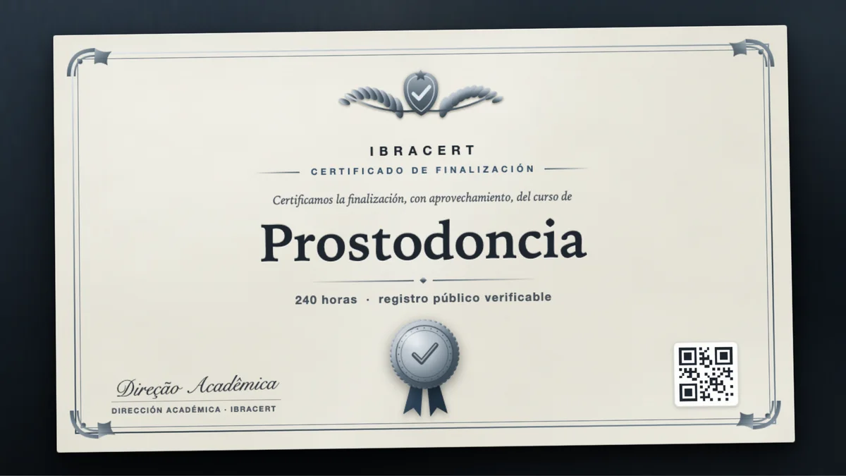 Portada del curso Prostodoncia