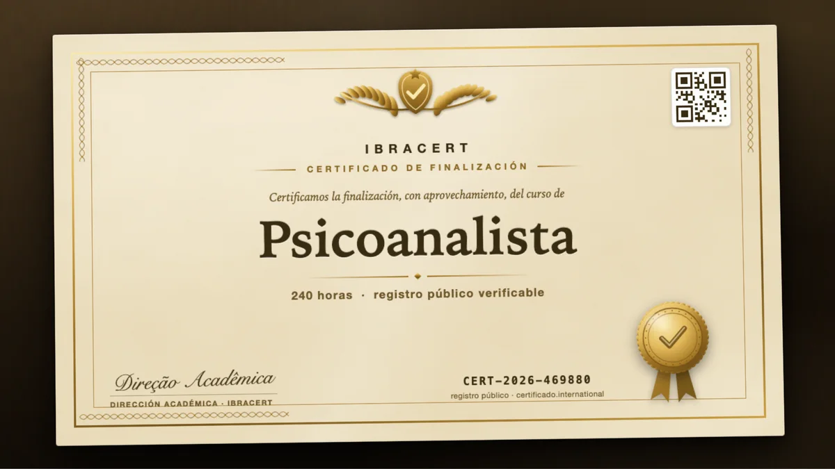 Portada del curso Psicoanalista