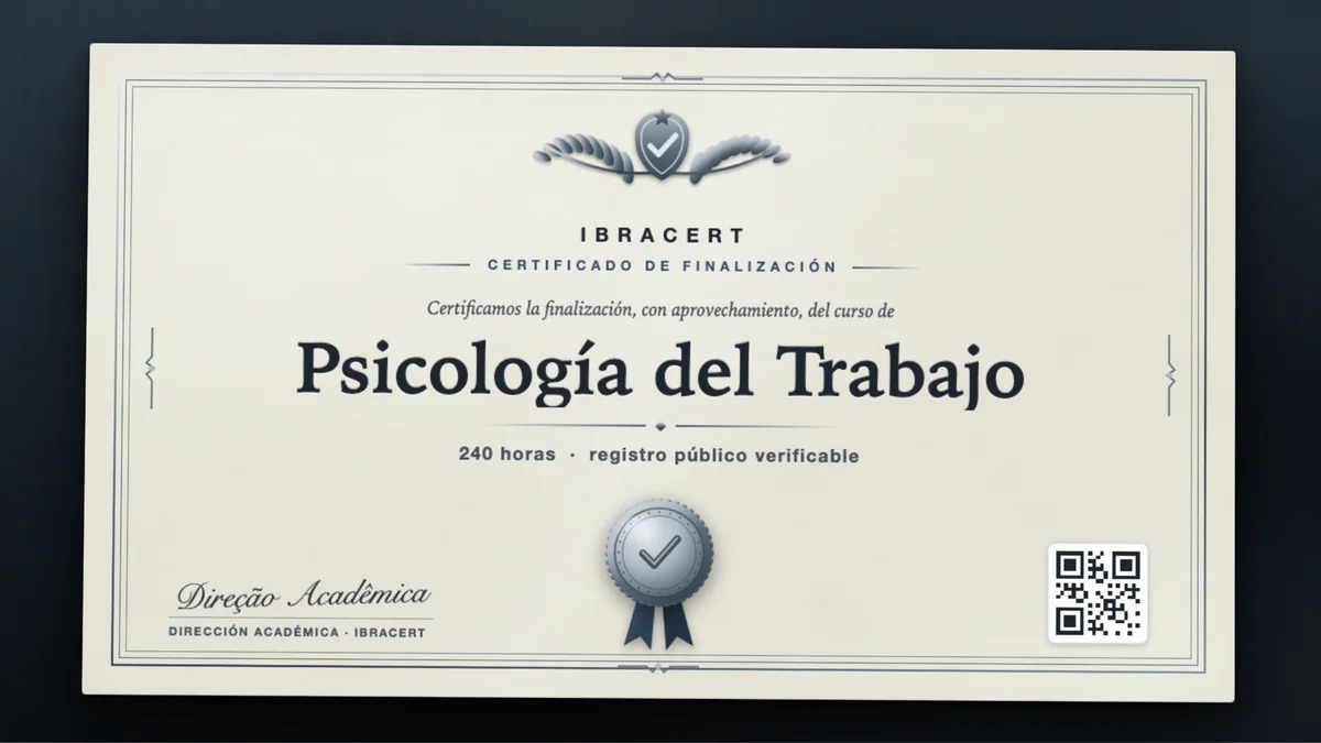 Portada del curso Psicología del Trabajo