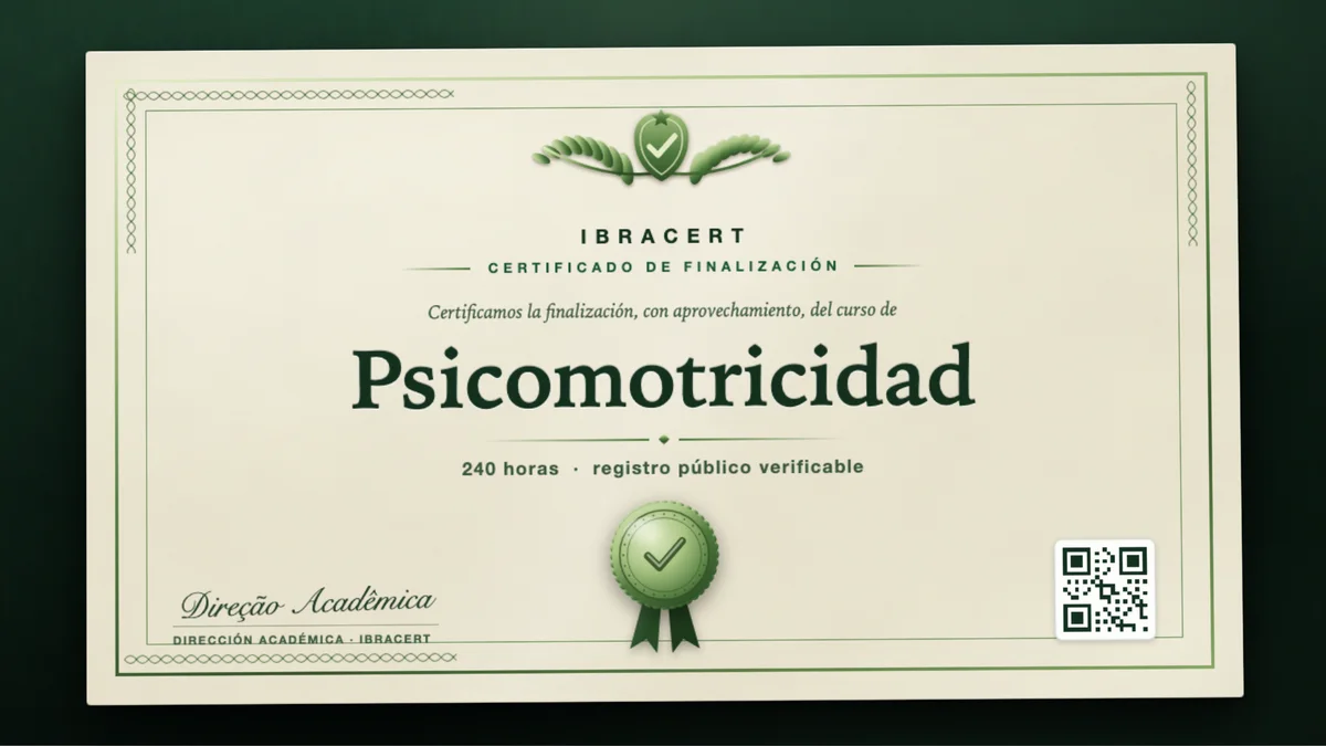 Portada del curso Psicomotricidad