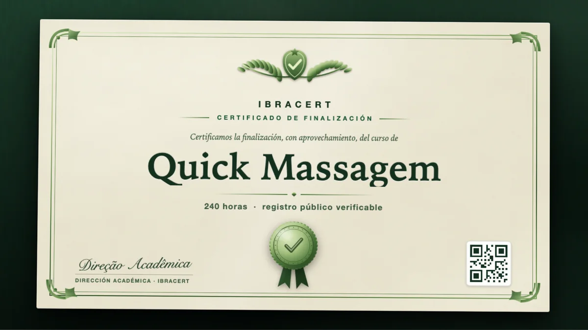 Portada del curso Quick Massagem