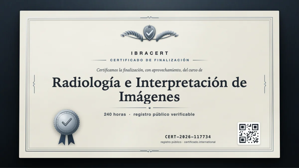 Portada del curso Radiología e Interpretación de Imágenes