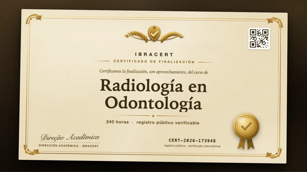 Portada del curso Radiología en Odontología