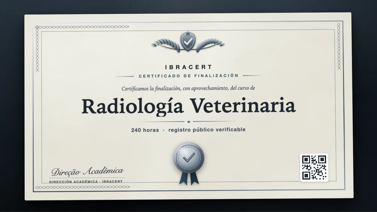 Portada del curso Radiología Veterinaria