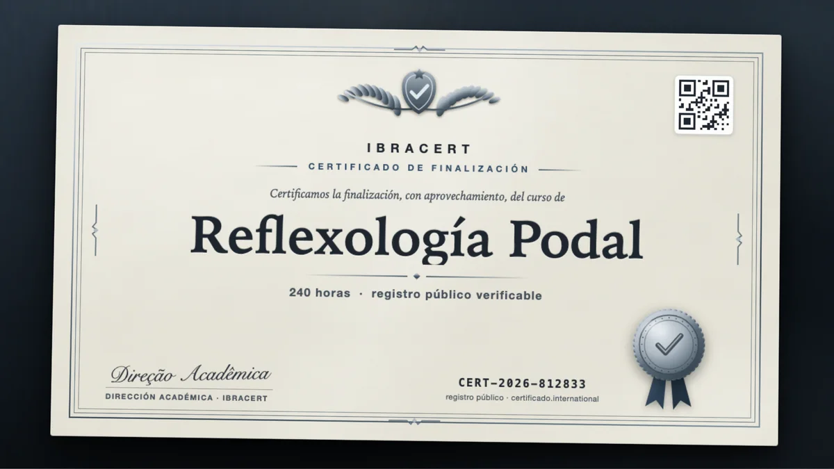 Portada del curso Reflexología Podal