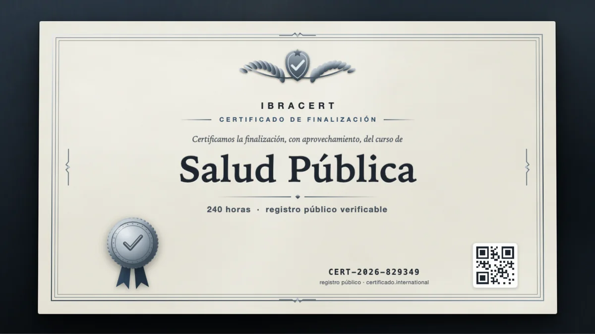 Portada del curso Salud Pública