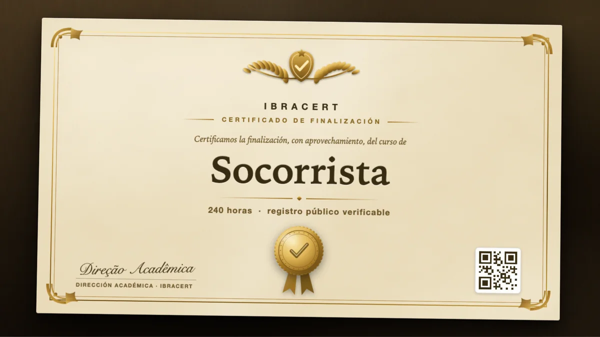 Portada del curso Socorrista