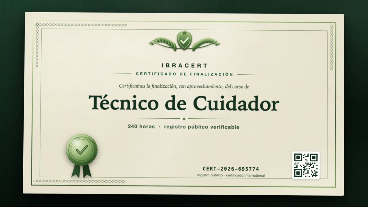 Portada del curso Técnico de Cuidador