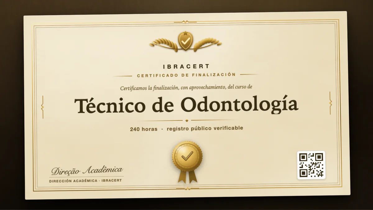 Portada del curso Técnico de Odontología