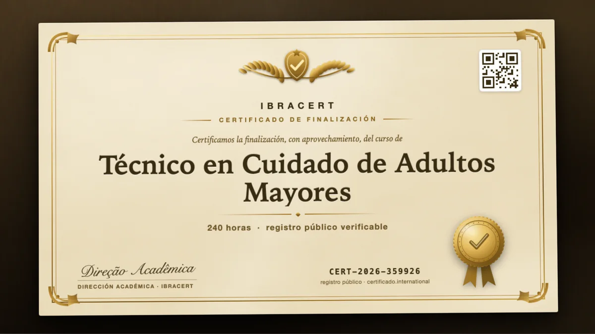 Portada del curso Técnico en Cuidado de Adultos Mayores