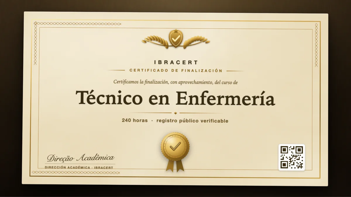 Portada del curso Técnico en Enfermería