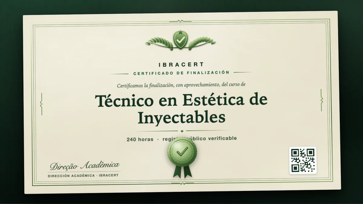 Portada del curso Técnico en Estética de Inyectables