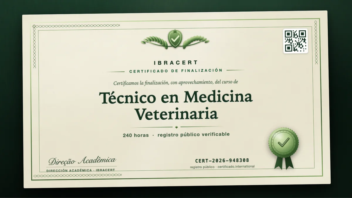 Portada del curso Técnico en Medicina Veterinaria