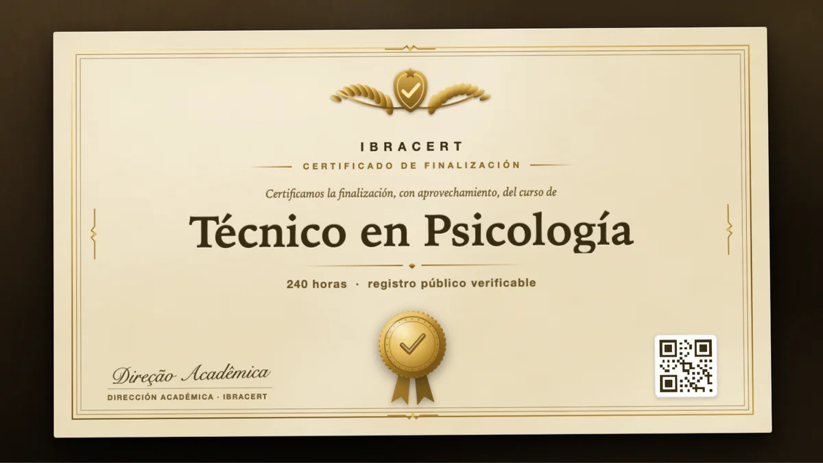 Portada del curso Técnico en Psicología