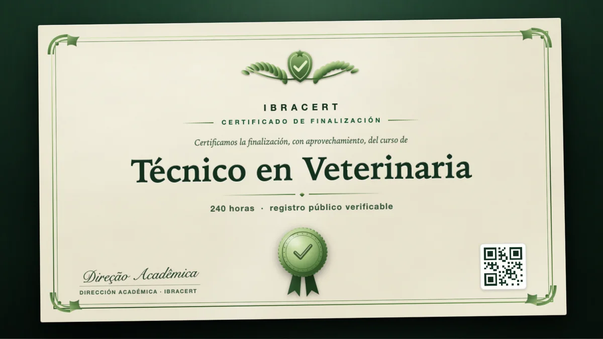 Portada del curso Técnico en Veterinaria