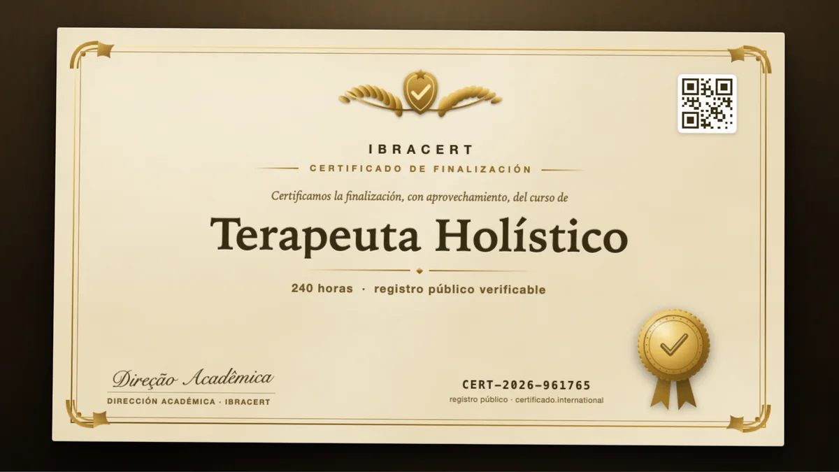 Portada del curso Terapeuta Holístico