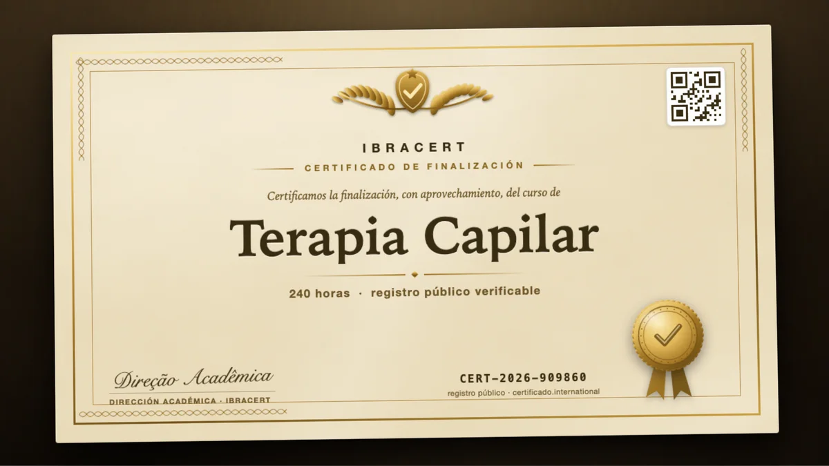 Portada del curso Terapia Capilar