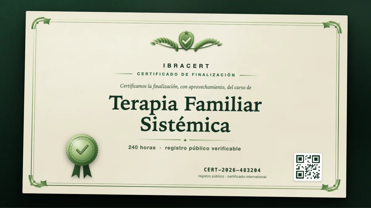 Portada del curso Terapia Familiar Sistémica