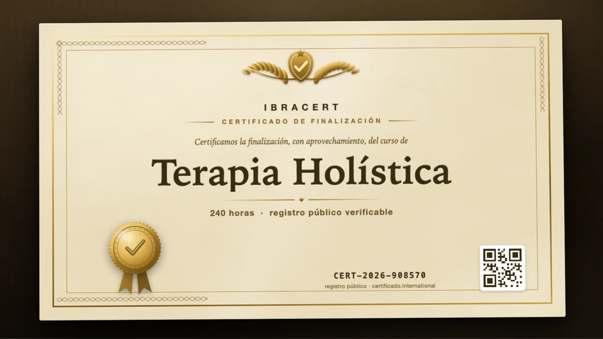 Portada del curso Terapia Holística