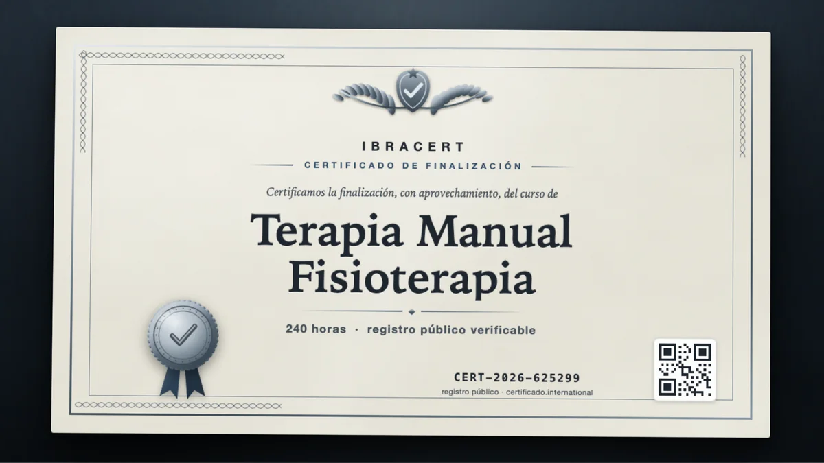 Portada del curso Terapia Manual Fisioterapia