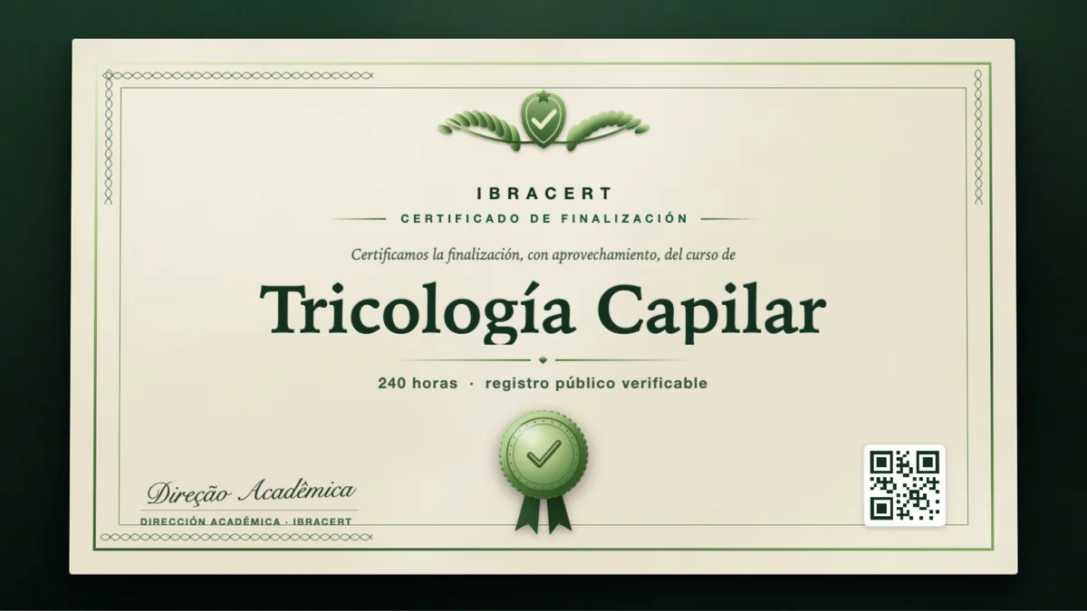 Portada del curso Tricología Capilar