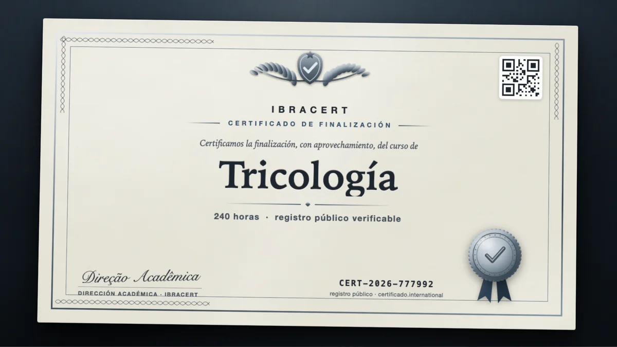 Portada del curso Tricología