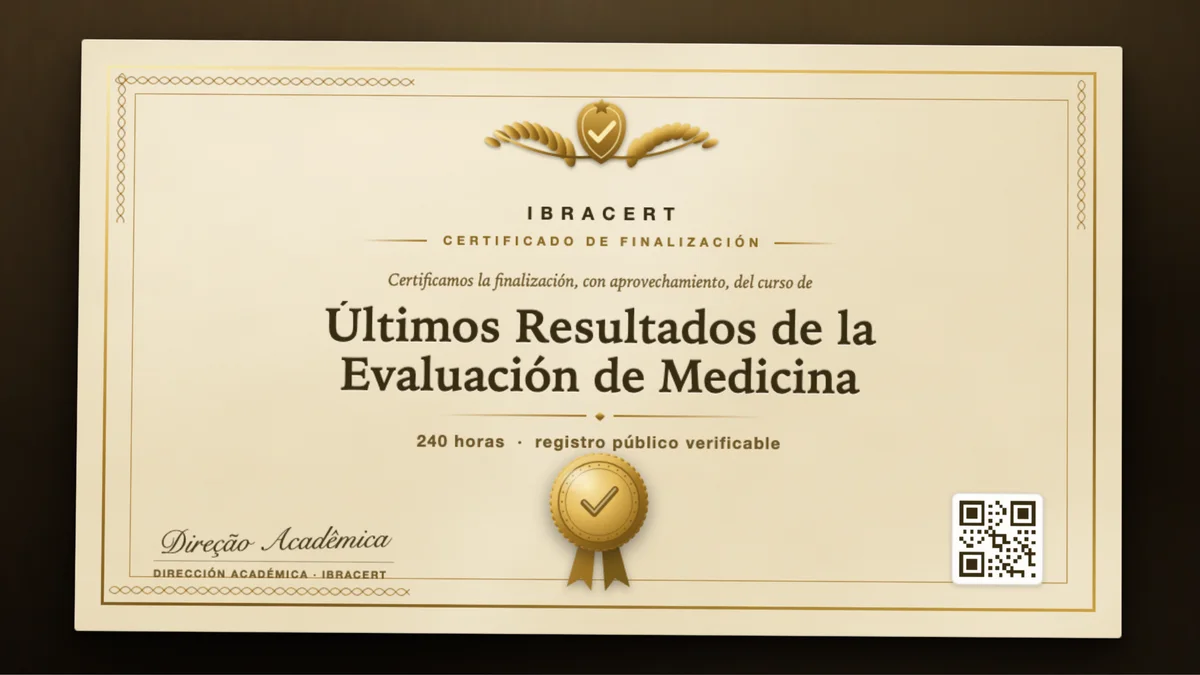 Portada del curso Últimos Resultados de la Evaluación de Medicina