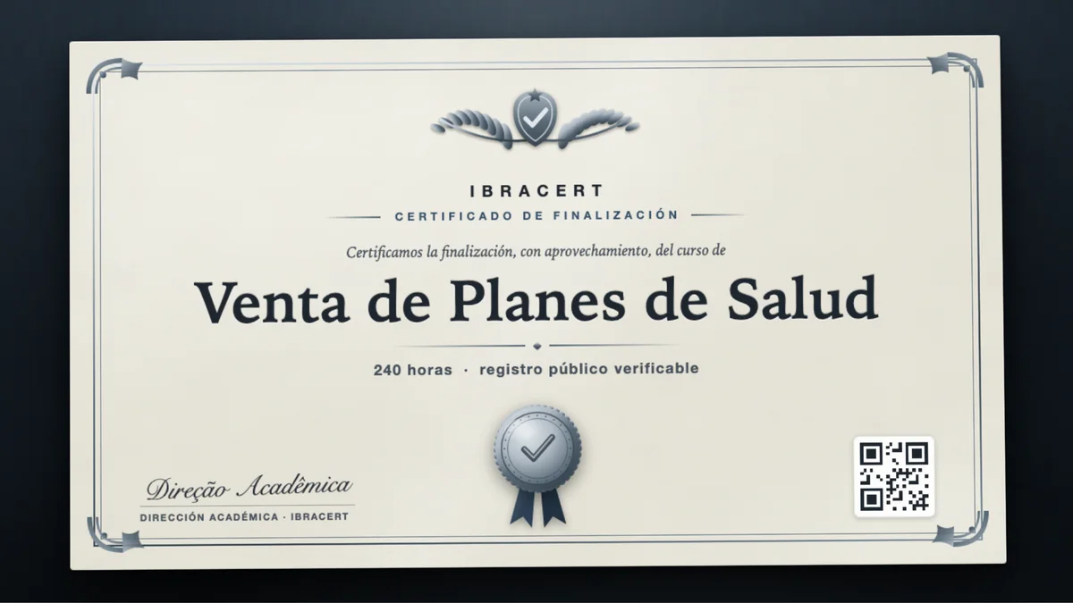 Portada del curso Venta de Planes de Salud