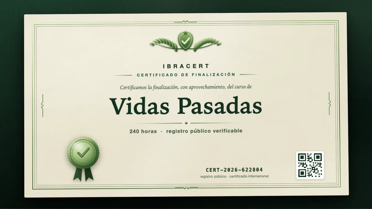 Portada del curso Vidas Pasadas