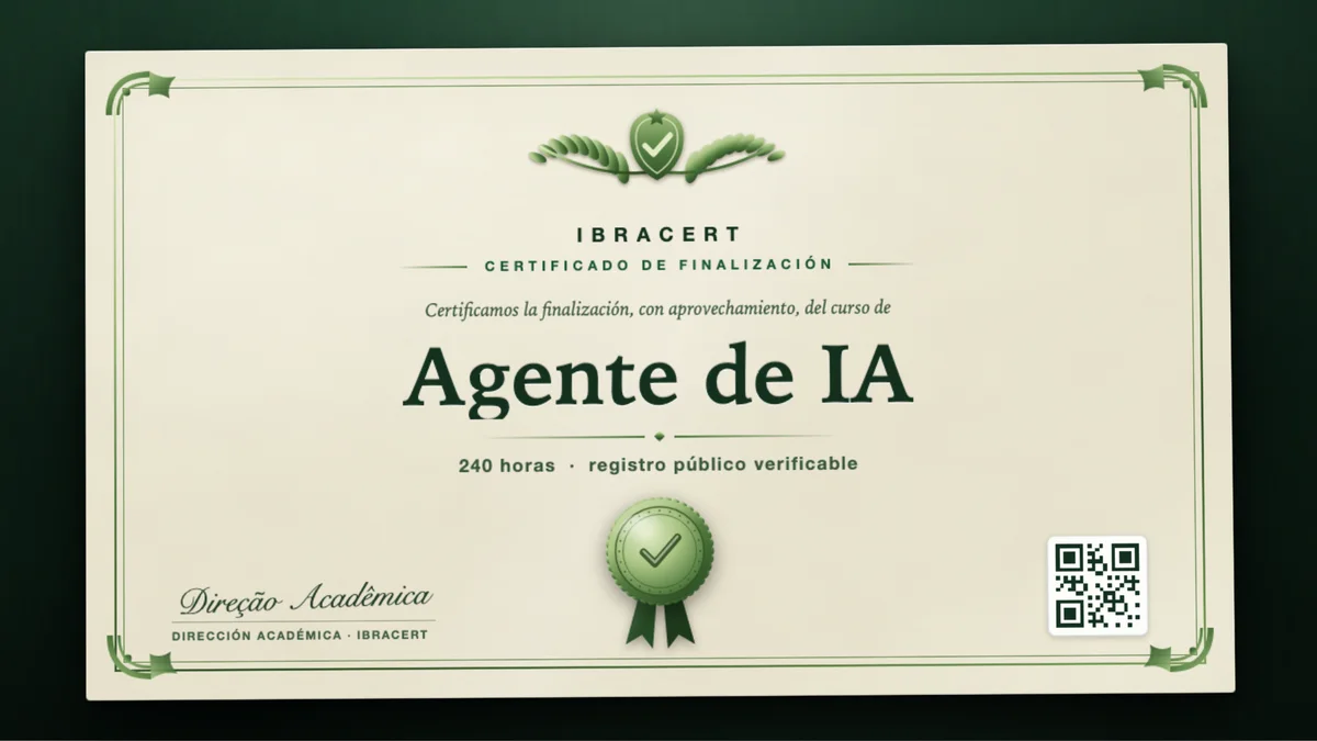 Portada del curso Agente de IA