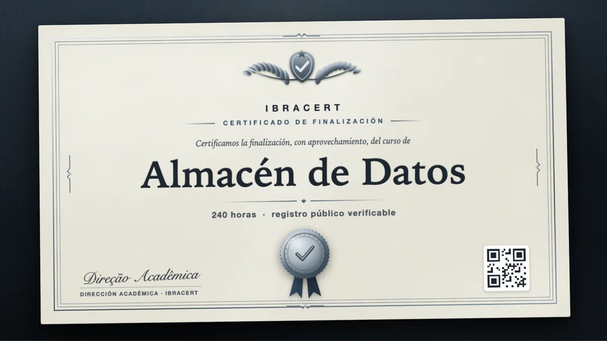 Portada del curso Almacén de Datos