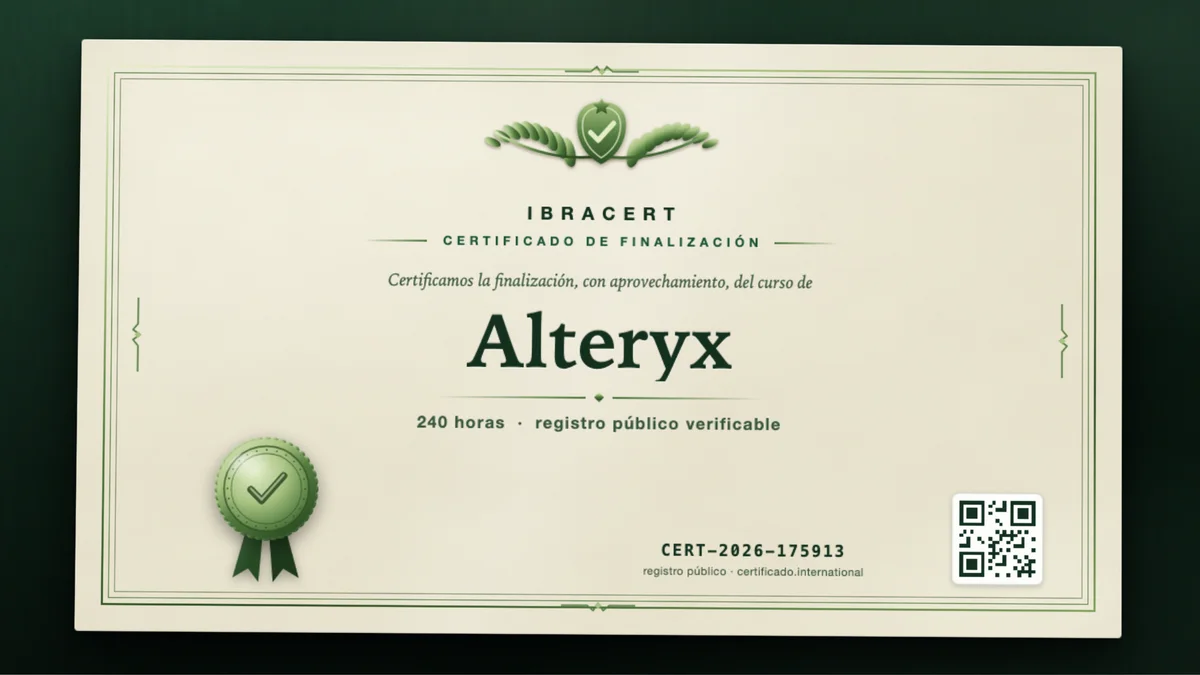 Portada del curso Alteryx