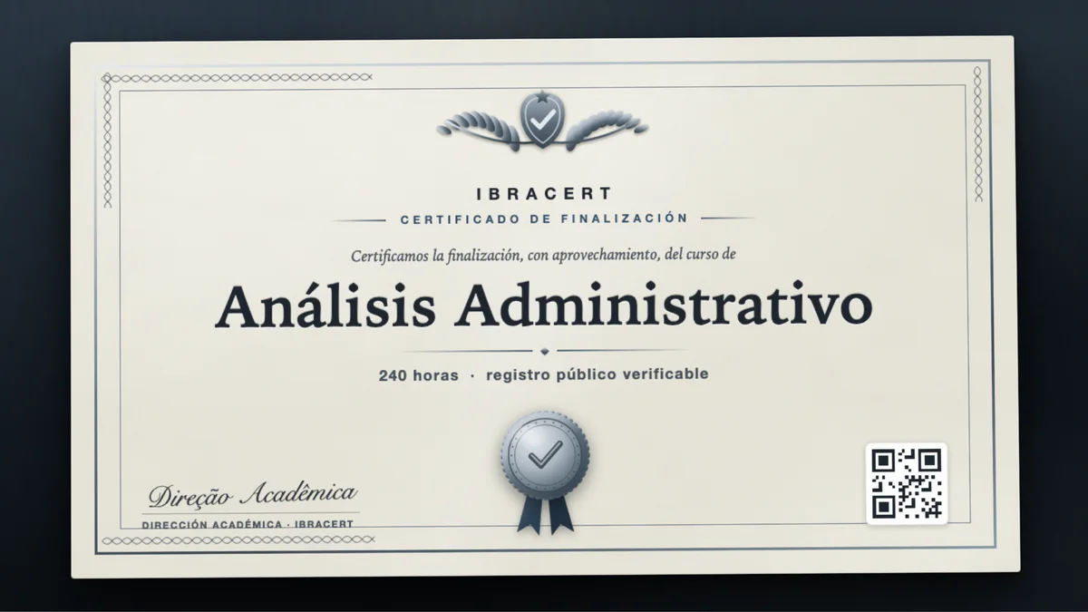Portada del curso Análisis Administrativo
