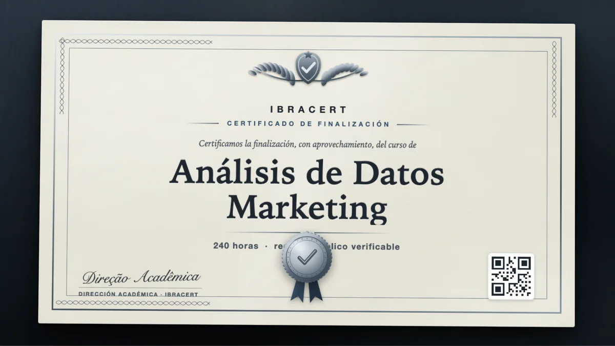 Portada del curso Análisis de Datos Marketing